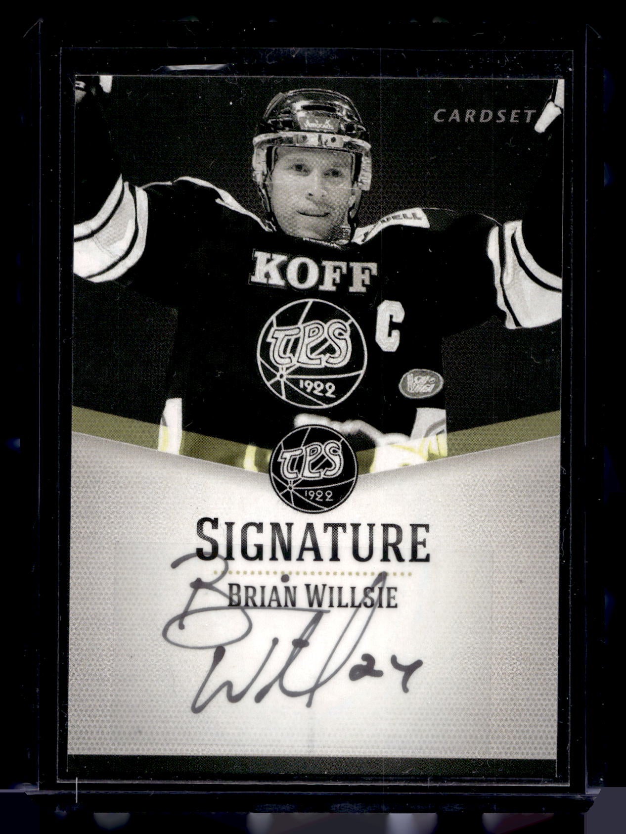 2012-13 Cardset Signature - Brian Willsie /125