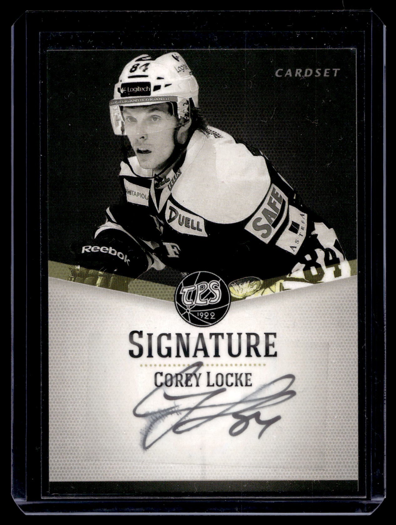 2012-13 Cardset Signature - Corey Locke /125