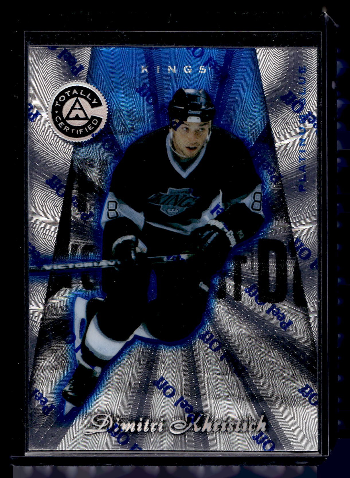 1997-98 Pinnacle Totally Certified - Executive Master Set - Platinum Blue - Dimitri Khristich #126 XXXX/3099