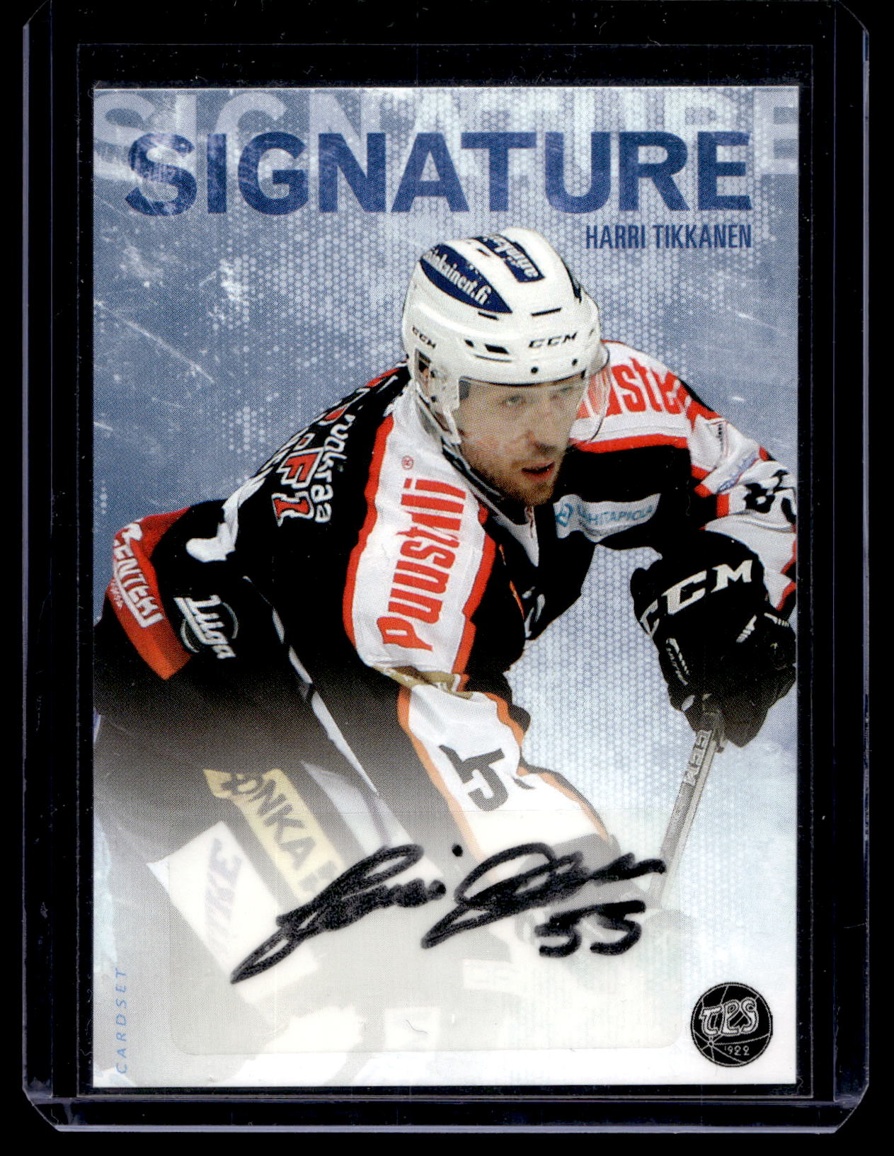 2016-17 Cardset Signature - Harri Tikkanen /125