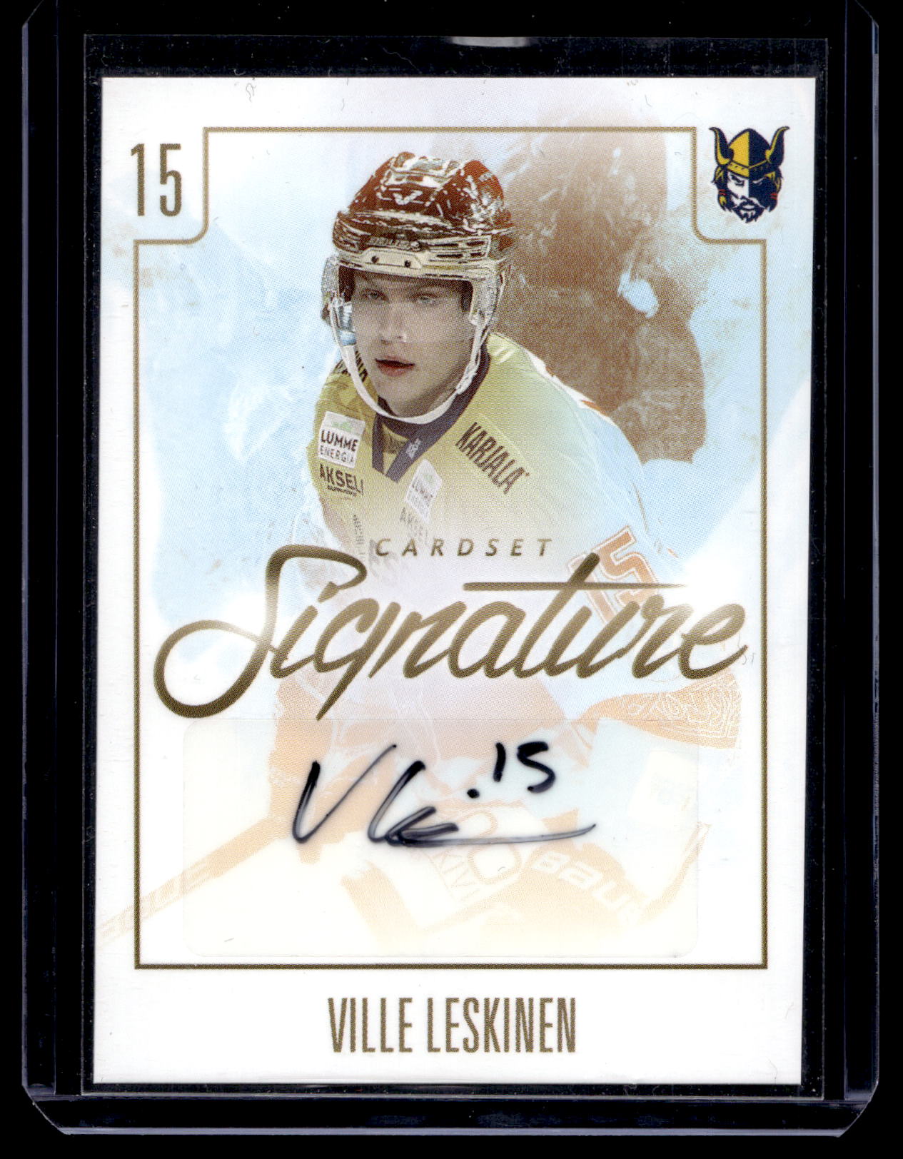 2017-18 Cardset Signature - Ville Leskinen /125