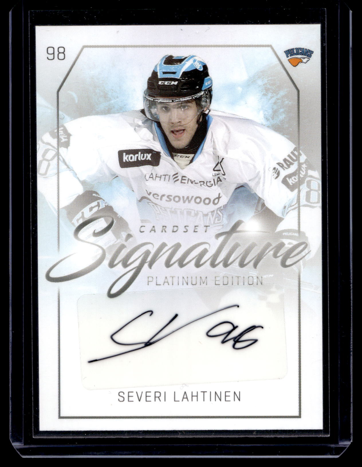 2018-19 Cardset Signature Platinum Edition - Severi Lahtinen /125