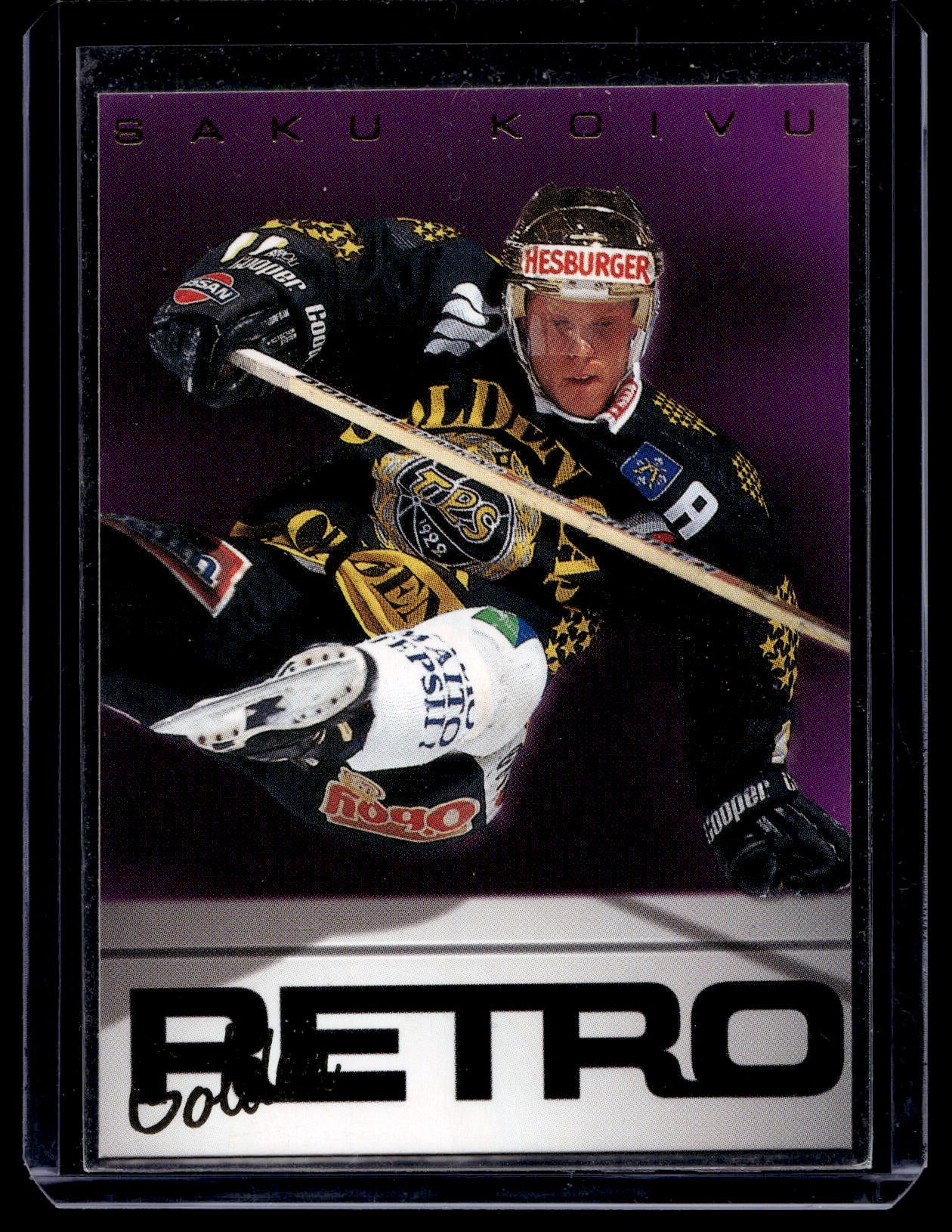 1996-97 Sisu Golden Retro Purple - Saku Koivu