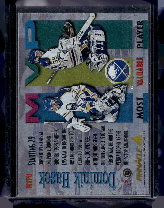 1994-95 Pinnacle MVP - Dominik Hasek #MVPU