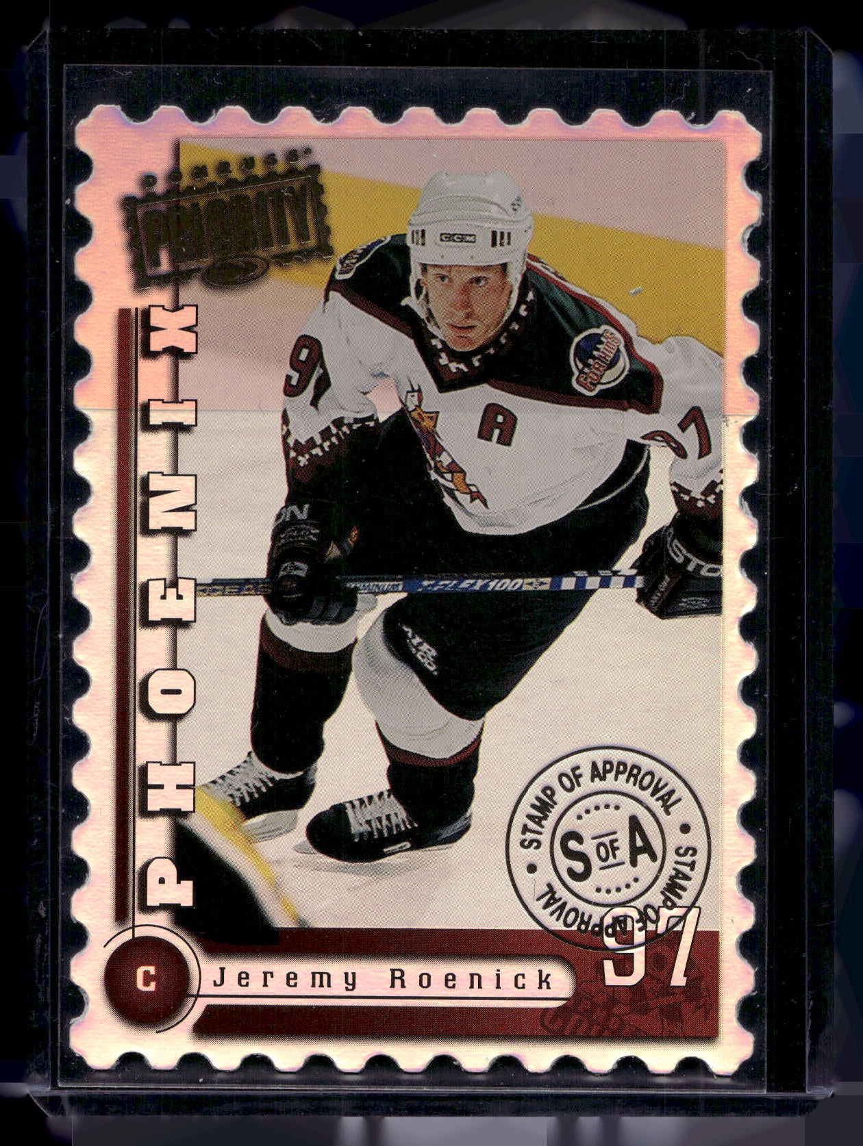 1997-98 Donruss Priority - Stamp of Approval - Jeremy Roenick #133 /100