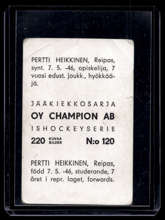 1966 Champion Jääkiekkosarja - Pertti Heikkinen #120