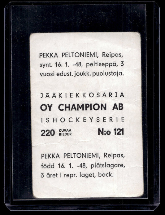 1966 Champion Jääkiekkosarja - Pekka Peltoniemi #121