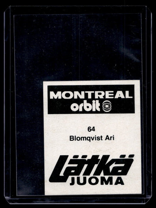 1980 Mallasjuoma Lätkäjuoma - Ari Blomqvist #64