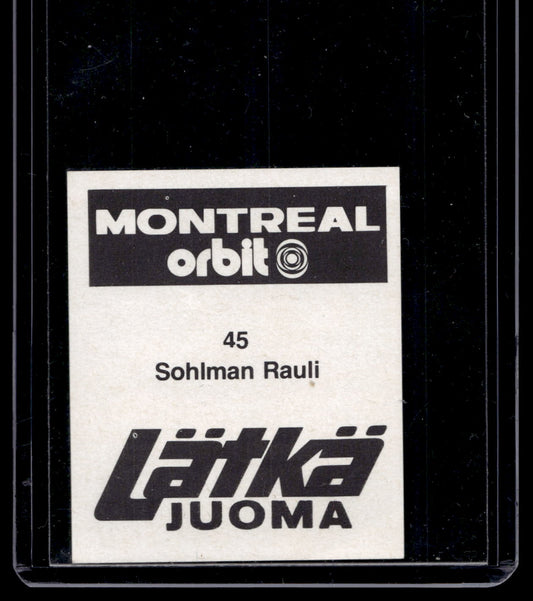 1980 Mallasjuoma Lätkäjuoma - Rauli Sohlman #45