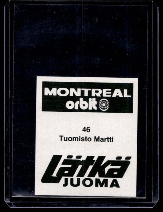 1980 Mallasjuoma Lätkäjuoma - Martti Tuomisto #46