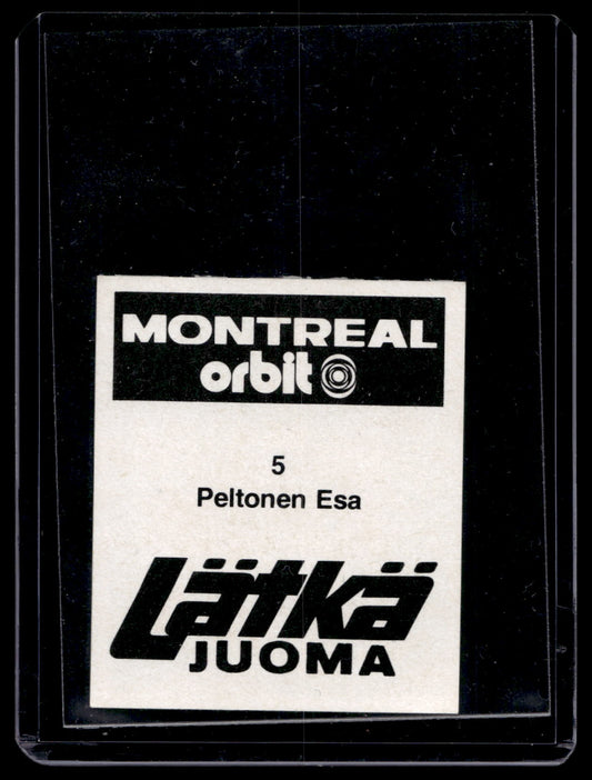 1980 Mallasjuoma Lätkäjuoma - Esa Peltonen #5
