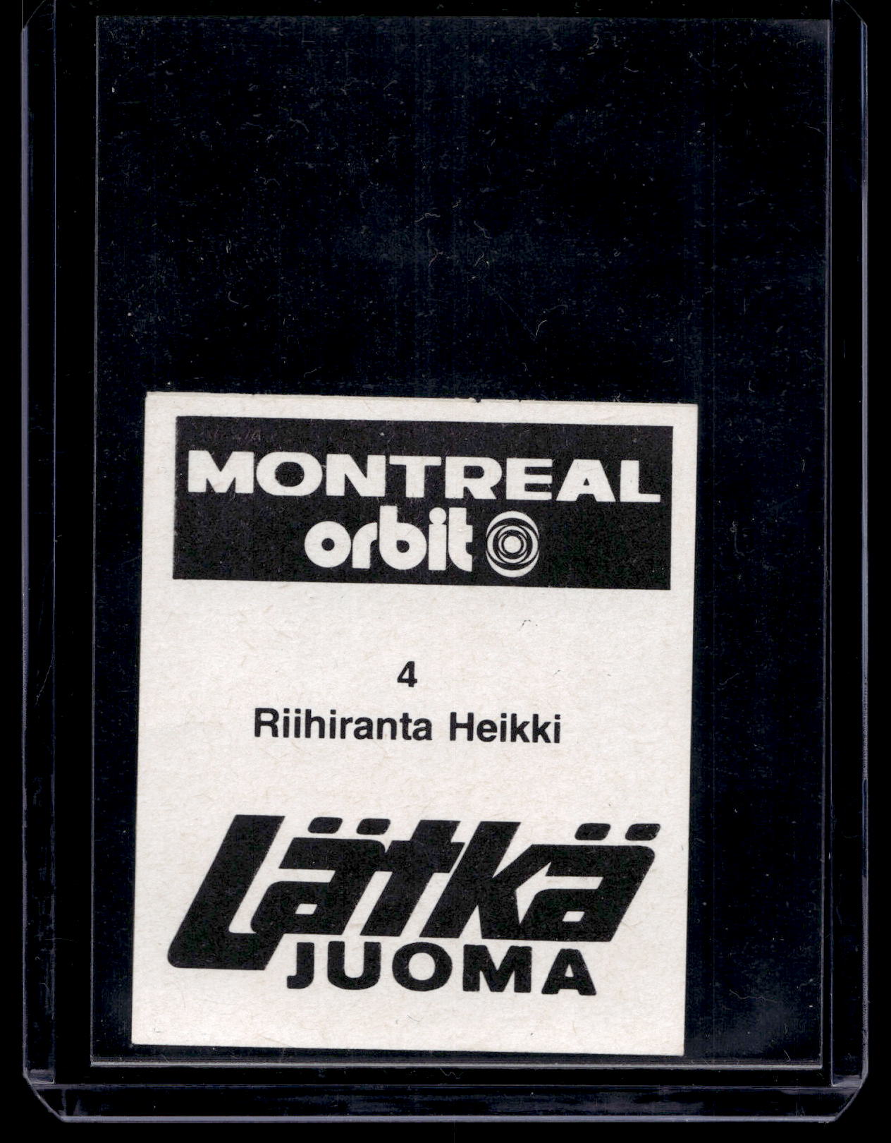 1980 Mallasjuoma Lätkäjuoma - Heikki Riihiranta #4