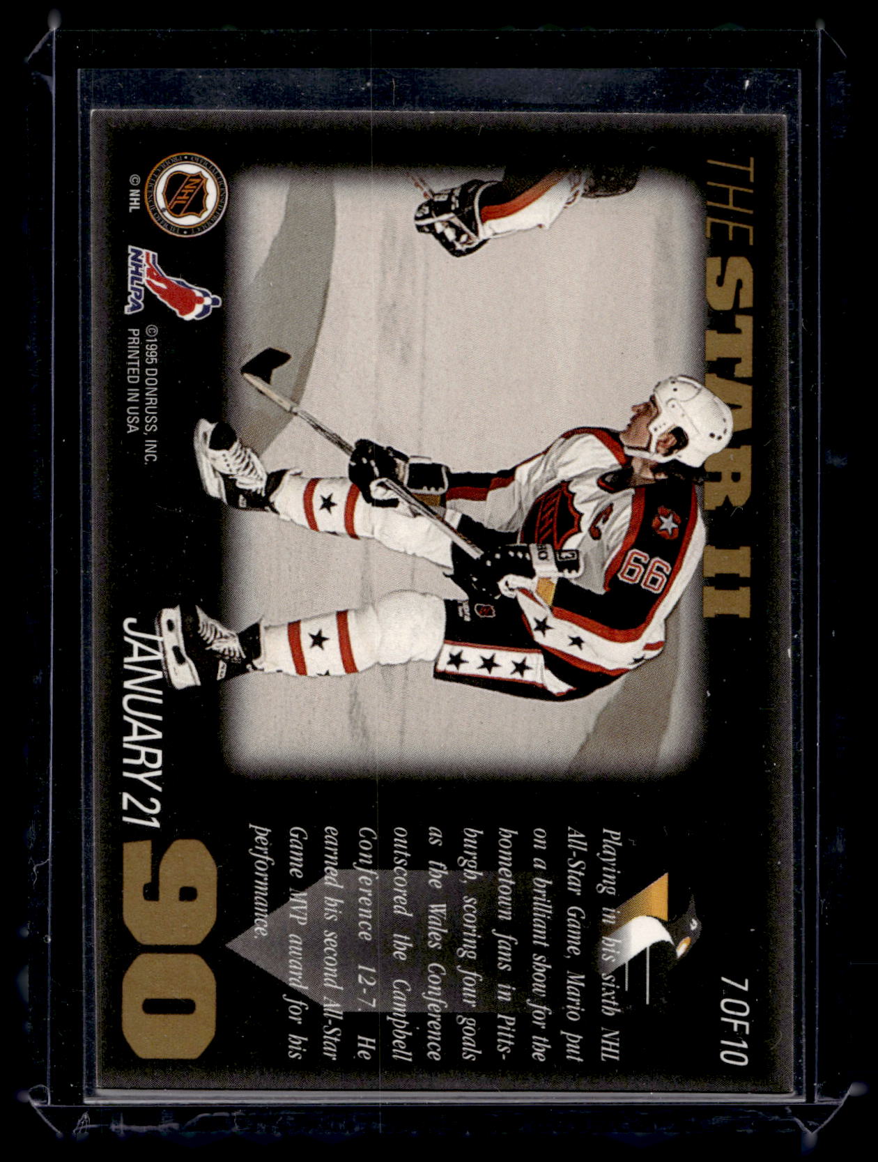 1995-96 Leaf - Lemieux's Best - Mario Lemieux #7