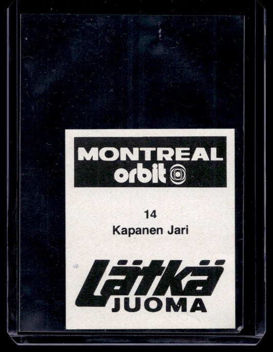 1980 Mallasjuoma Lätkäjuoma - Jari Kapanen #14