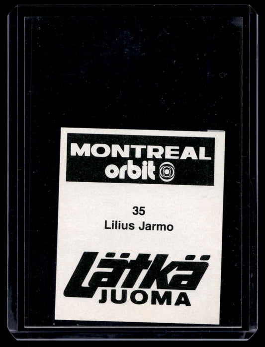 1980 Mallasjuoma Lätkäjuoma - Jarmo Lilius #35