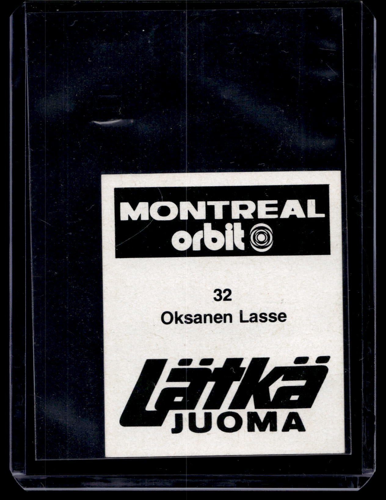 1980 Mallasjuoma Lätkäjuoma - Lasse Oksanen #32