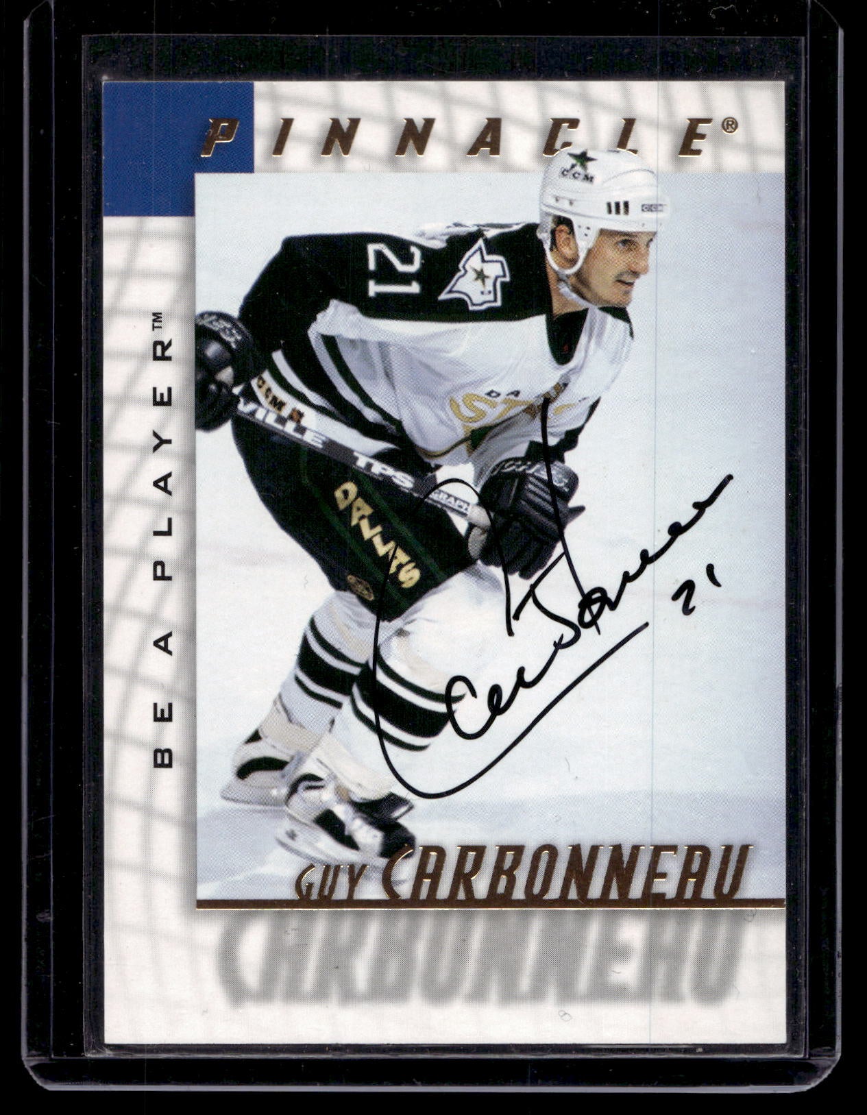 1997-98 Pinnacle Be A Player - Autographs Guy Carbonneau #194