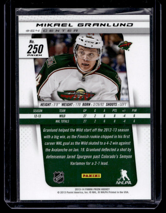 2013-14 Panini Prizm - Toronto Expo Cracked Ice - Mikael Granlund #250 /30 RC
