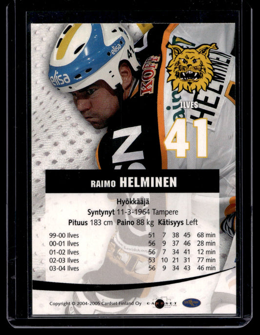 2004-05 Cardset Signature - Raimo Helminen