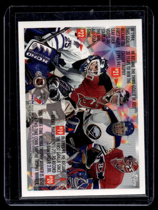 1995-96 Topps - Mystery Finest Refractor - Dominik Hasek #M19