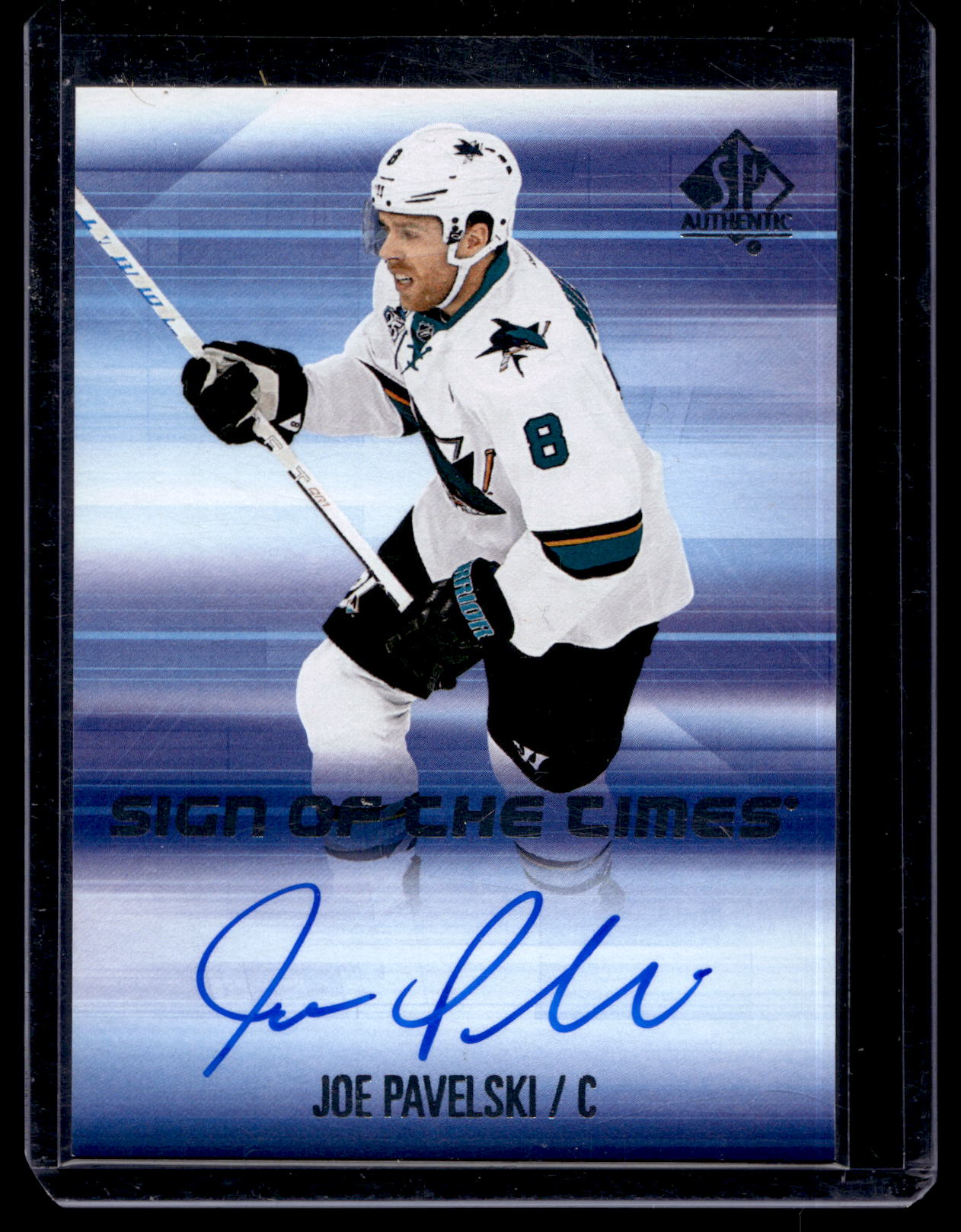 2015-16 Upper Deck SP Authentic - Sign of the Times - Joe Pavelski #SOTT-JP