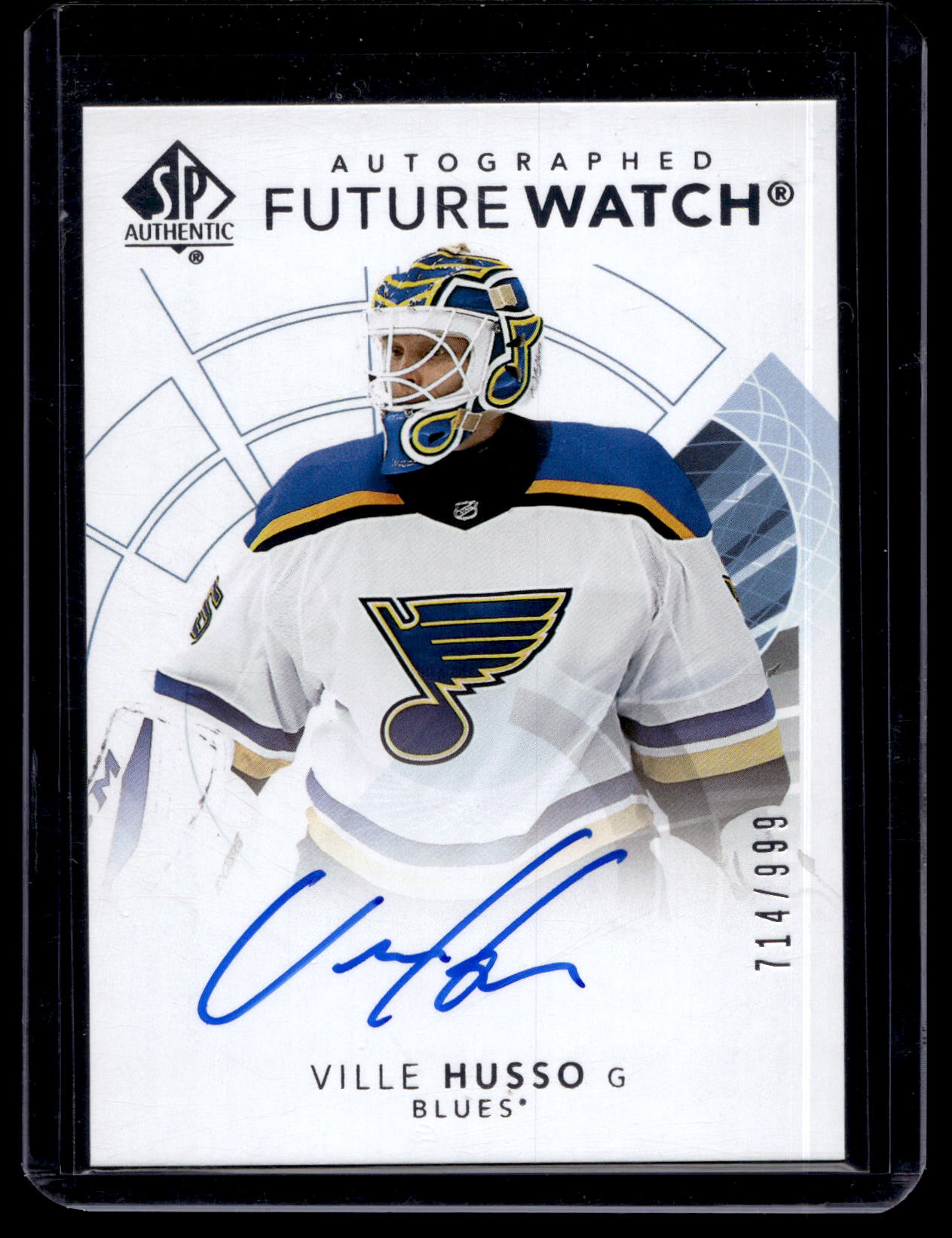 2017-18 Upper Deck SP Authentic Future Watch - Ville Husso #158 /999 RC