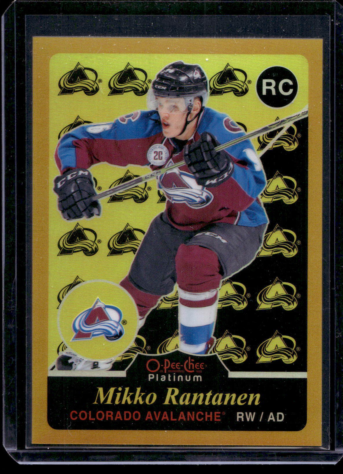 2015-16 Upper Deck O-Pee-Chee Platinum - Retro Rainbow Gold - Mikko Rantanen #R88 /149 RY