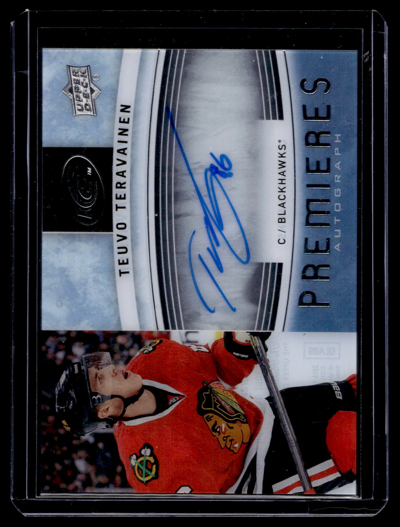2014-15 Upper Deck Ice - Premieres Autographs - Teuvo Teravainen #IPA-TT RY