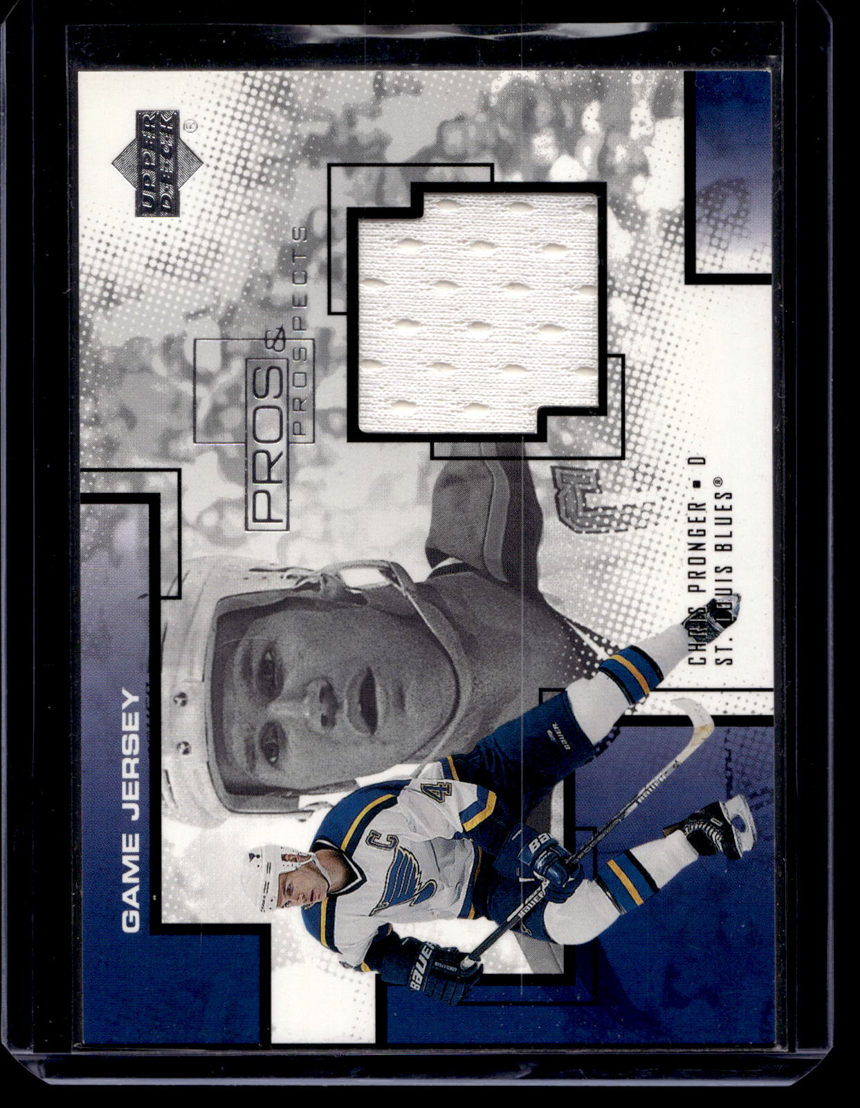 2000-01 Upper Deck Pros & Prospects - Game Jerseys - Chris Pronger #CP