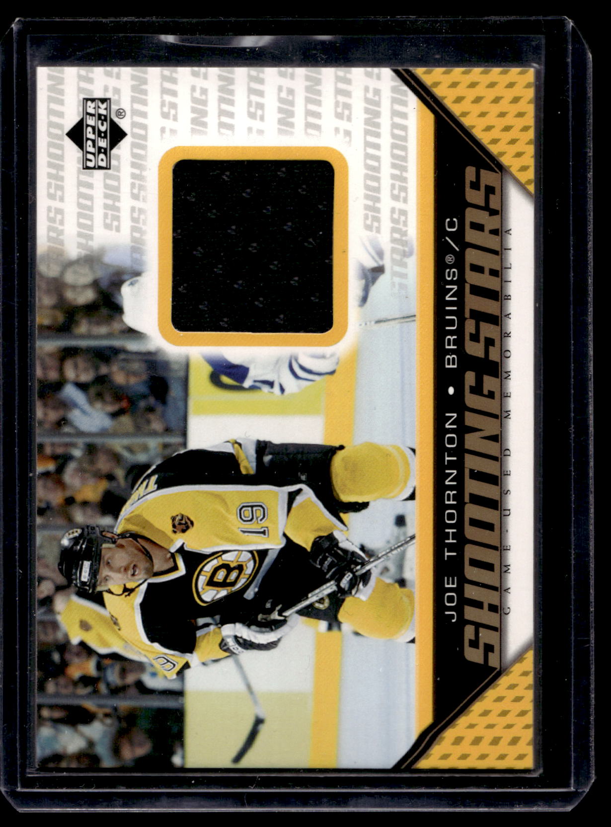 2005-06 Upper Deck - Shooting Stars Game-Used Memorabilia - Joe Thornton #S-JT