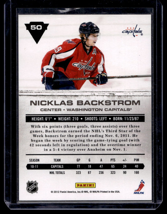 2011-12 Panini Titanium - Spectrum Ruby - Nicklas Backstrom #50 /99