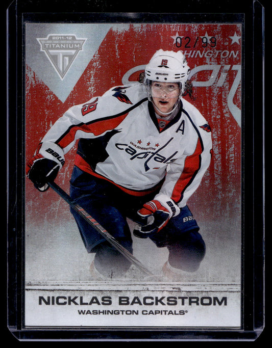 2011-12 Panini Titanium - Spectrum Ruby - Nicklas Backstrom #50 /99
