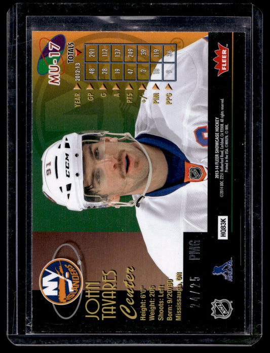 2013-14 Skybox Metal Universe - Precious Metal Gems Blue John Tavares MU-17 /25