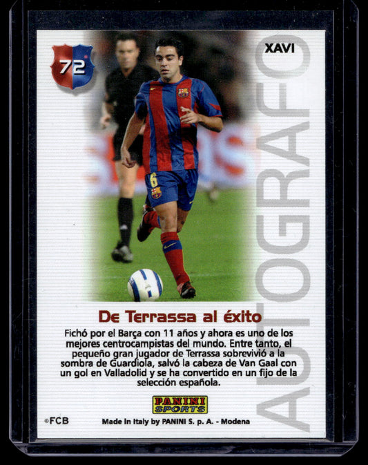 2004-05 Panini Megacracks Barca Campeon Autografo - Xavi #72