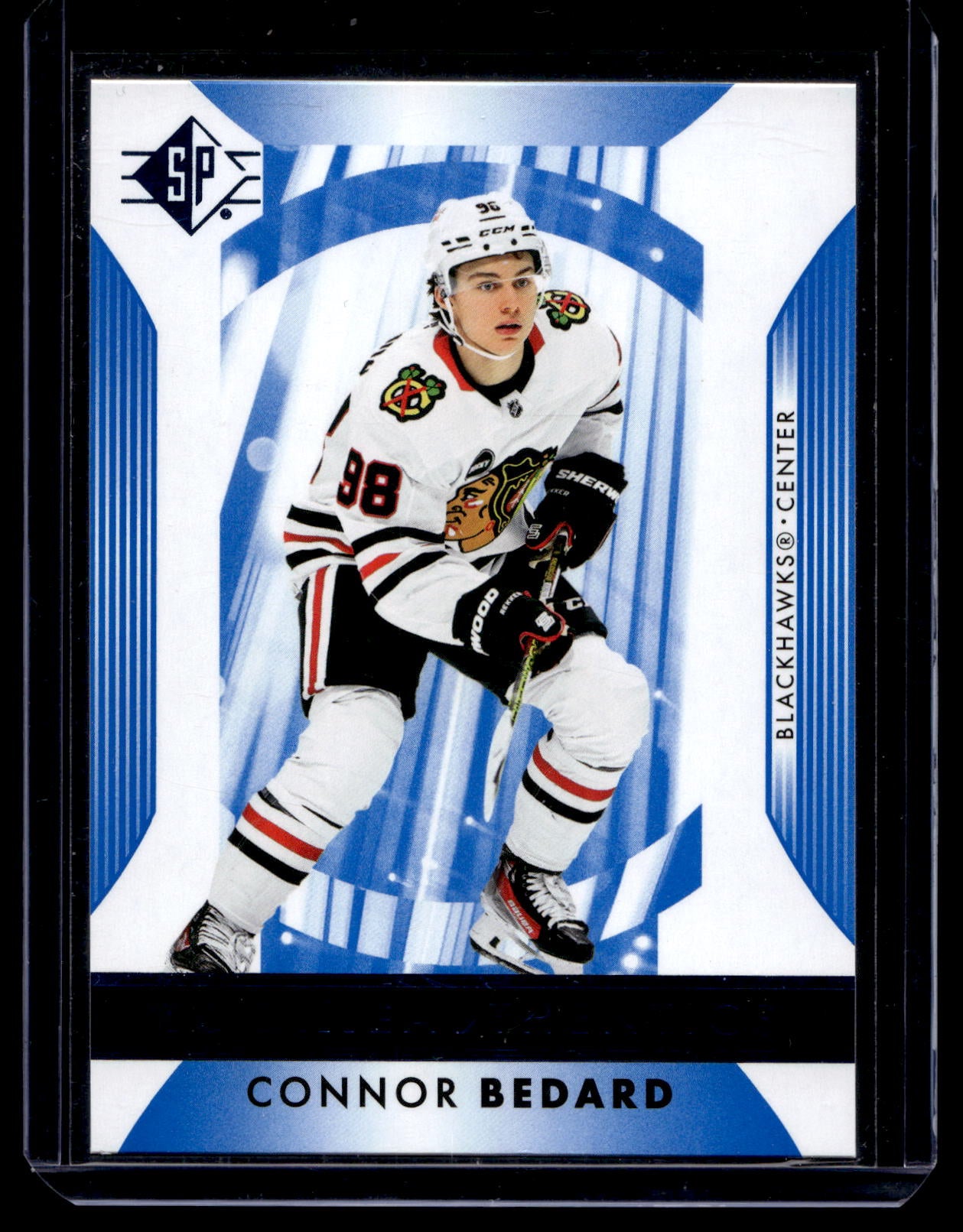 2023-24 Upper Deck SP - Retail - Blue - Rookie Authentics - Connor Bedard #101 RY