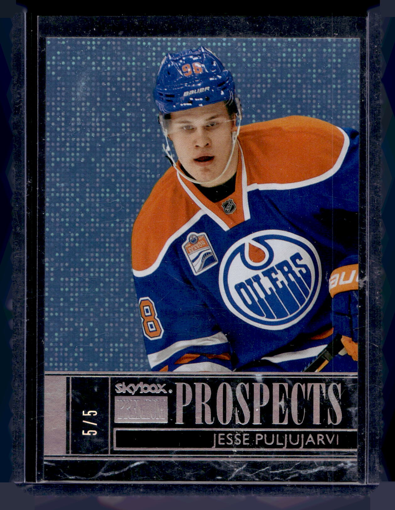 2016-17 Upper Deck Fleer Showcase - SkyBox Premium Prospects - Sparkling Diamonds - Jesse Puljujarvi #S5 /5 RY