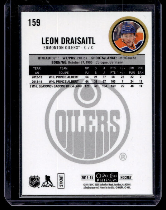 2014-15 Upper Deck O-Pee-Chee Platinum - Leon Draisaitl #159 RC