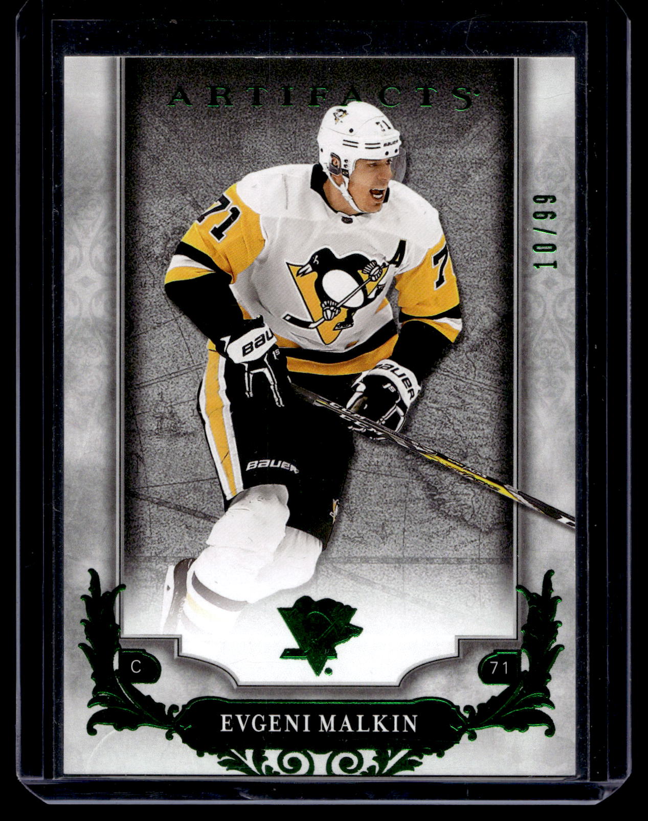2018-19 Upper Deck Artifacts - Emerald - Evgeni Malkin #4 /99
