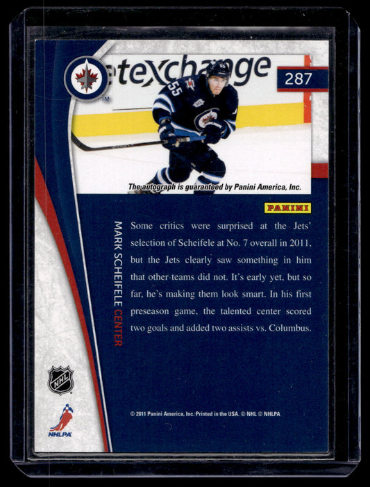 2011-12 Pinnacle -  Rookie Ice Breakers - Mark Scheifele #287 RY