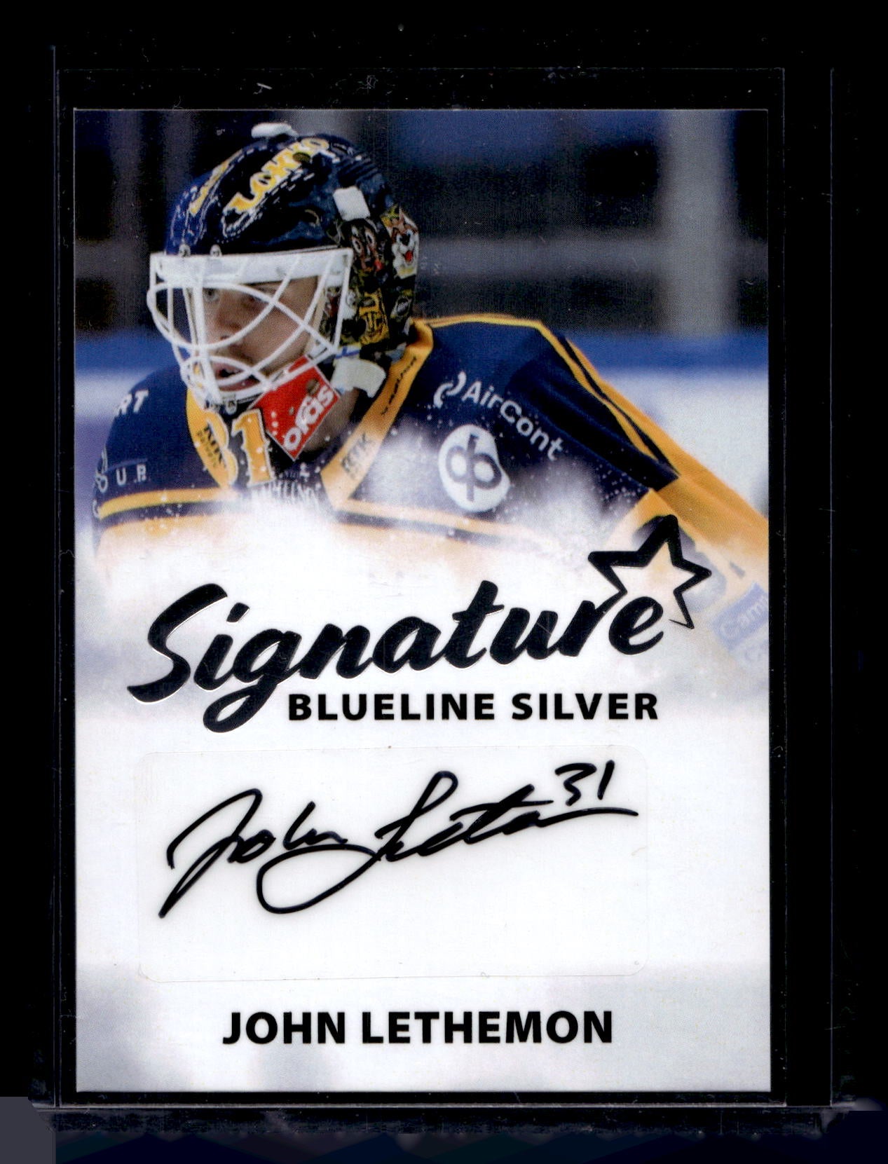 2024-25 Blueline Signature Silver - John Lethemon #AU-JL /100