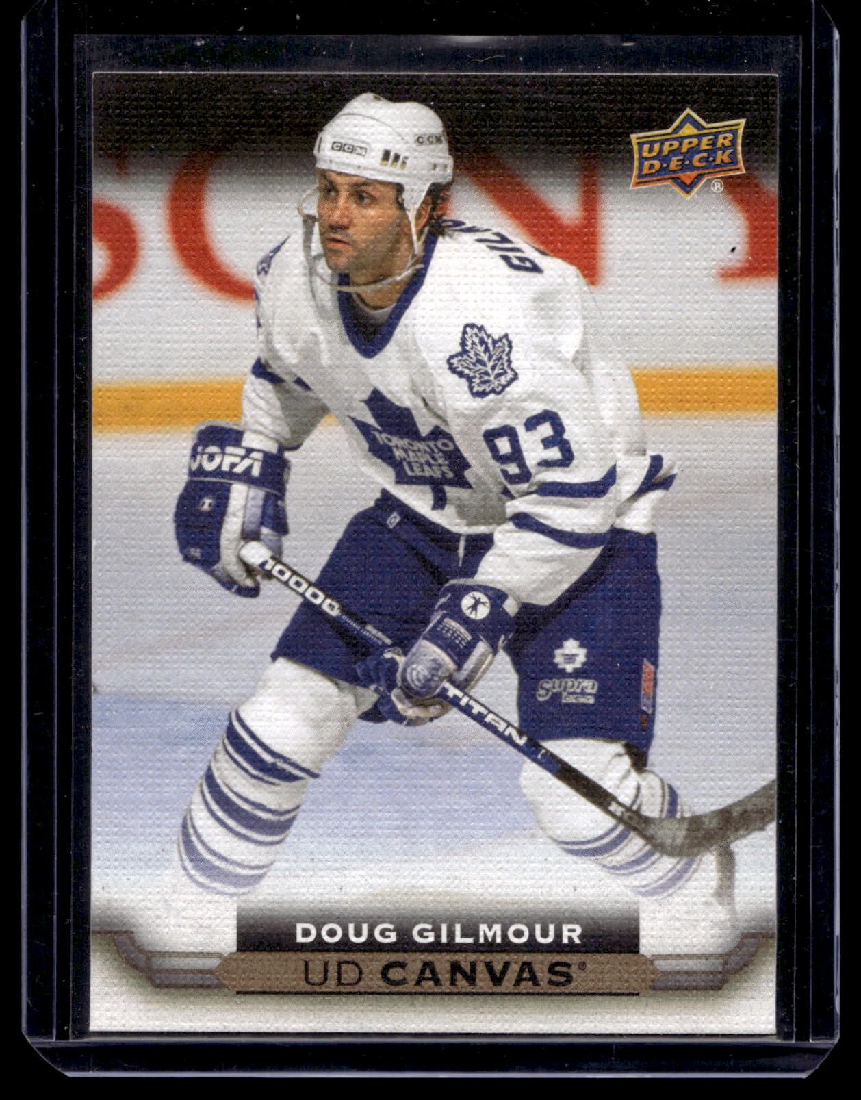 2015-16 Upper Deck - UD Canvas - Retired Stars - Doug Gilmour #C254