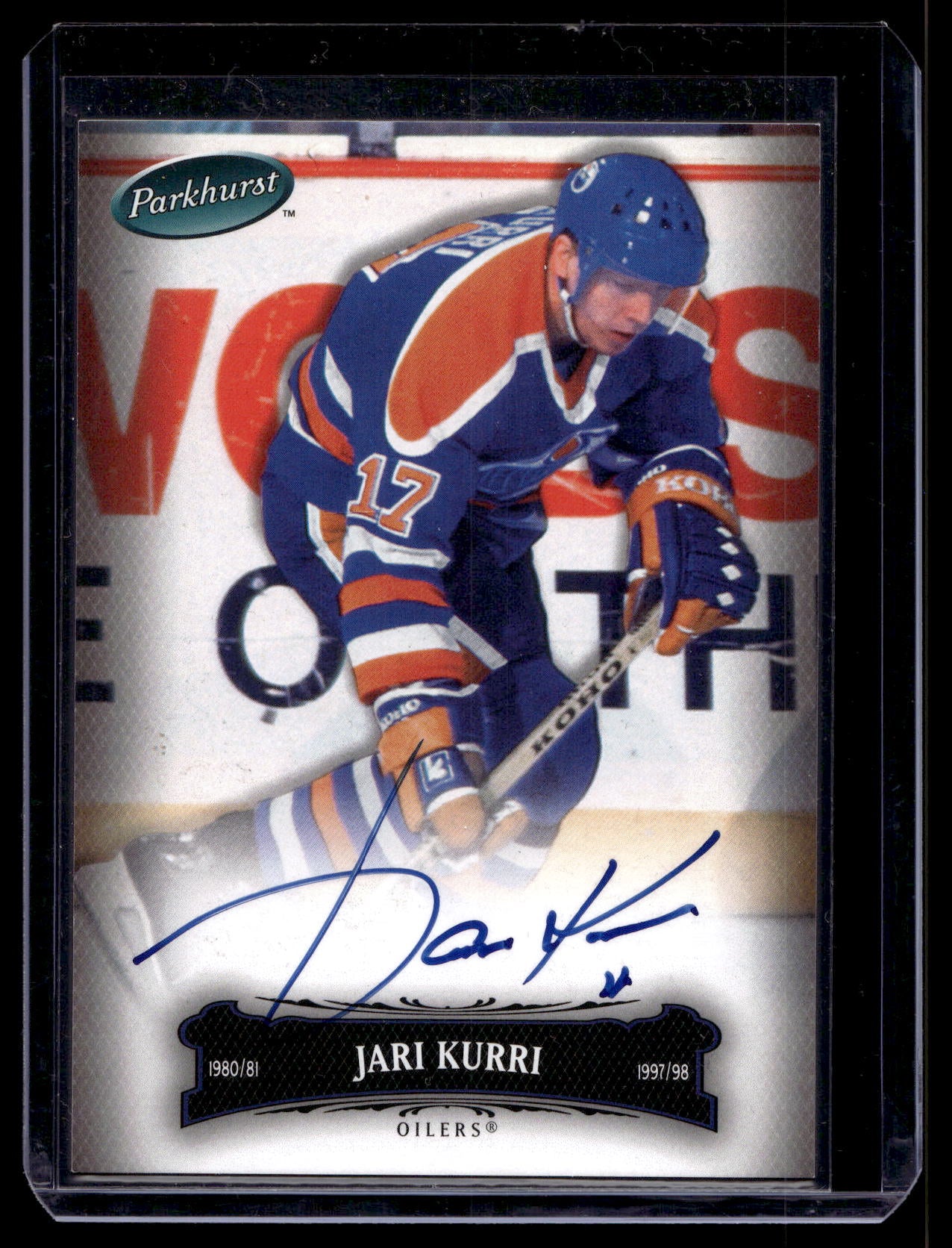 2006-07 Upper Deck Parkhurst - Autographs - Jari Kurri #51