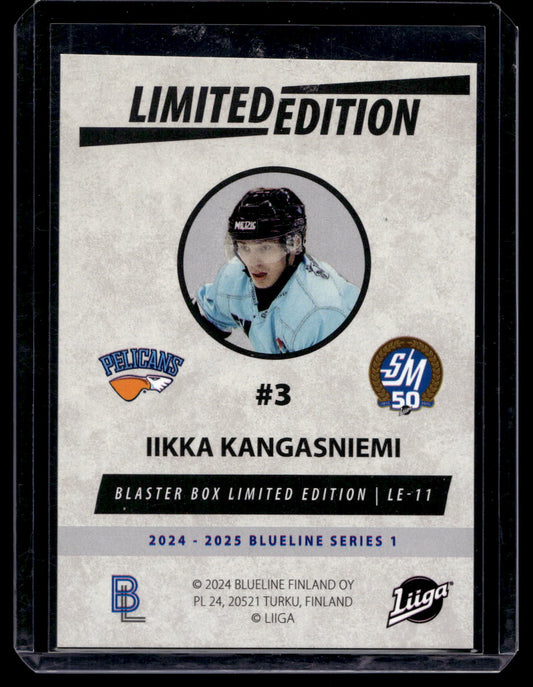 2024-25 Blueline Limited Edition Green - Ilkka Kangasniemi #LE-11