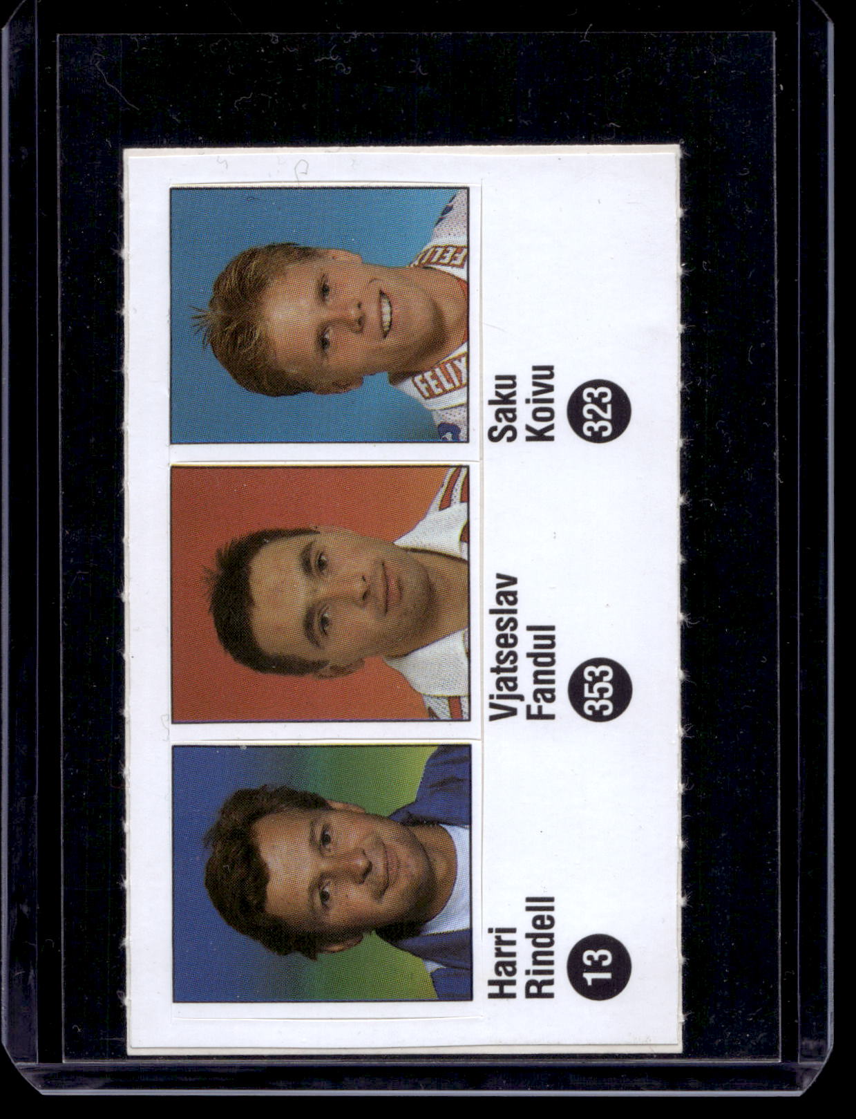 1993-94 Jyväshyvä - Harri Rindell / Vjatseslav Fandul / Saku Koivu