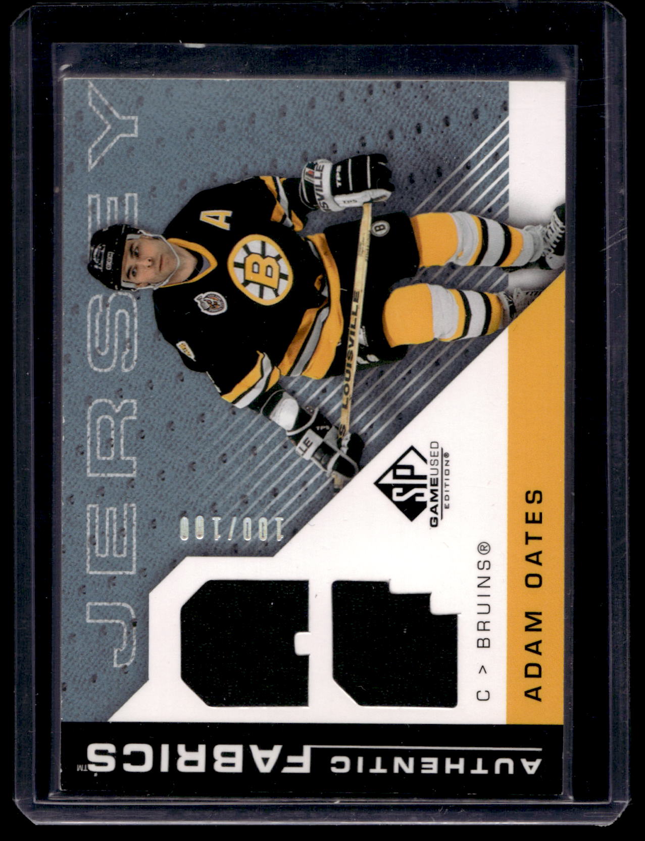 2007-08 Upper Deck SP Game Used Edition - Authentic Fabrics - Rainbow - Adam Oates #AF-AO /100