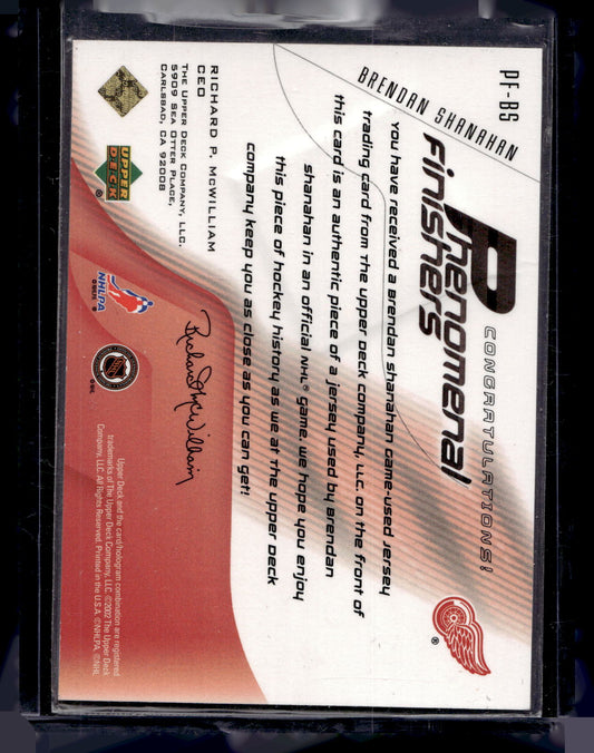 2001-02 Upper Deck - Phenomenal Finishers - Brendan Shanahan #PF-BS