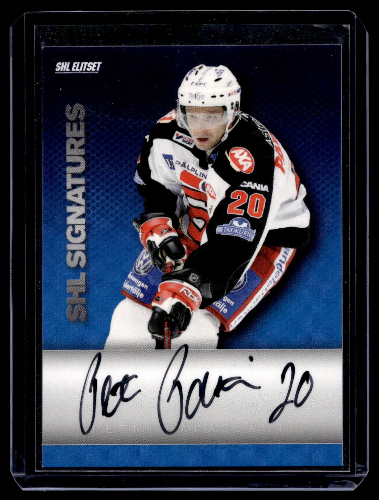 2008-09 SHL Signatures - Petri Pakaslahti