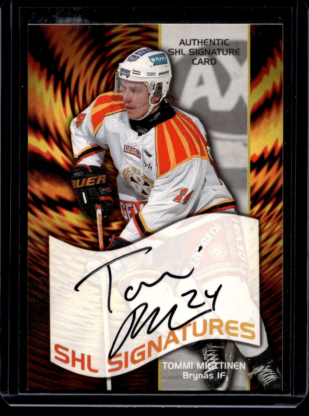 2004-05 SHL Signatures - Tommi Miettinen