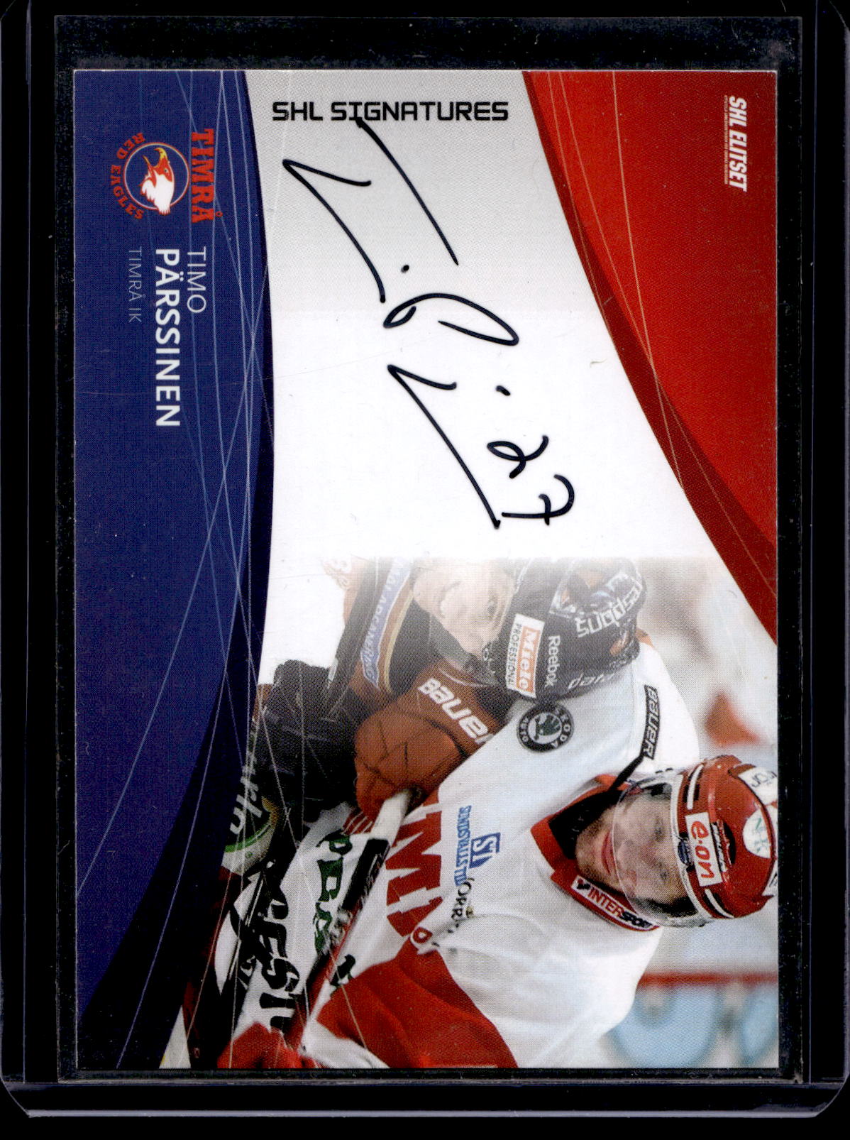 2011-12 SHL Signatures - Timo Parssinen