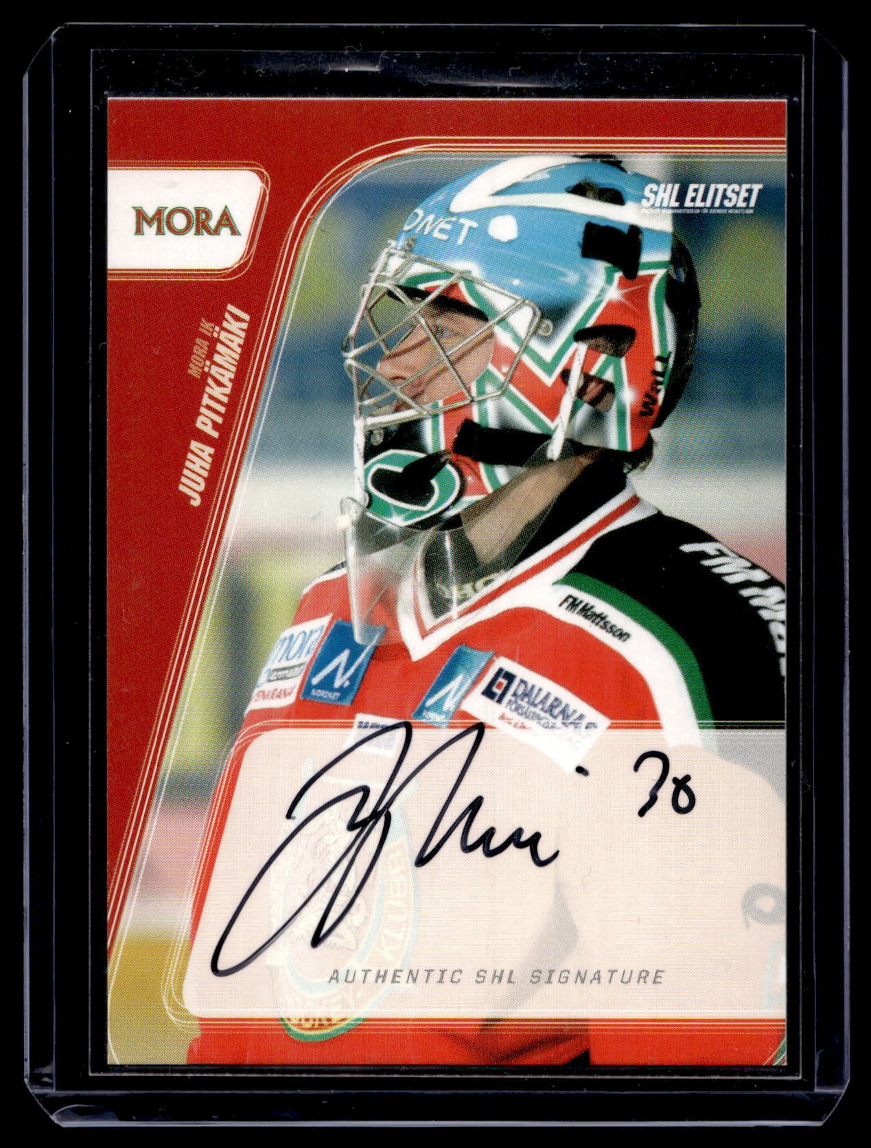 2007-08 SHL Signatures - Juha Pitkamaki